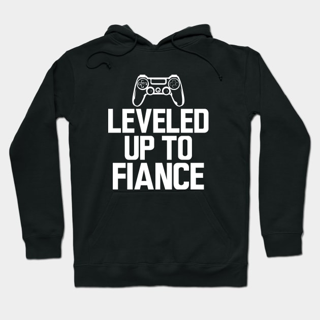 Fiance - Leveled up to fiancé w Hoodie by KC Happy Shop